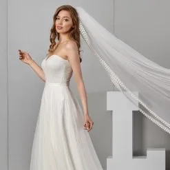 Voile De Mariage Très Long En Dentelle Bohème Jessica