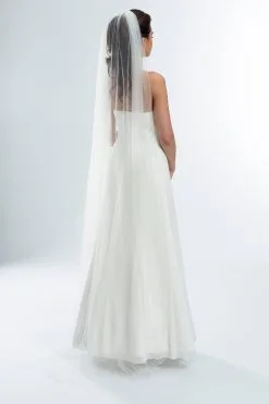 Voile De Mariage Long à Bordure Festonnée Palmira