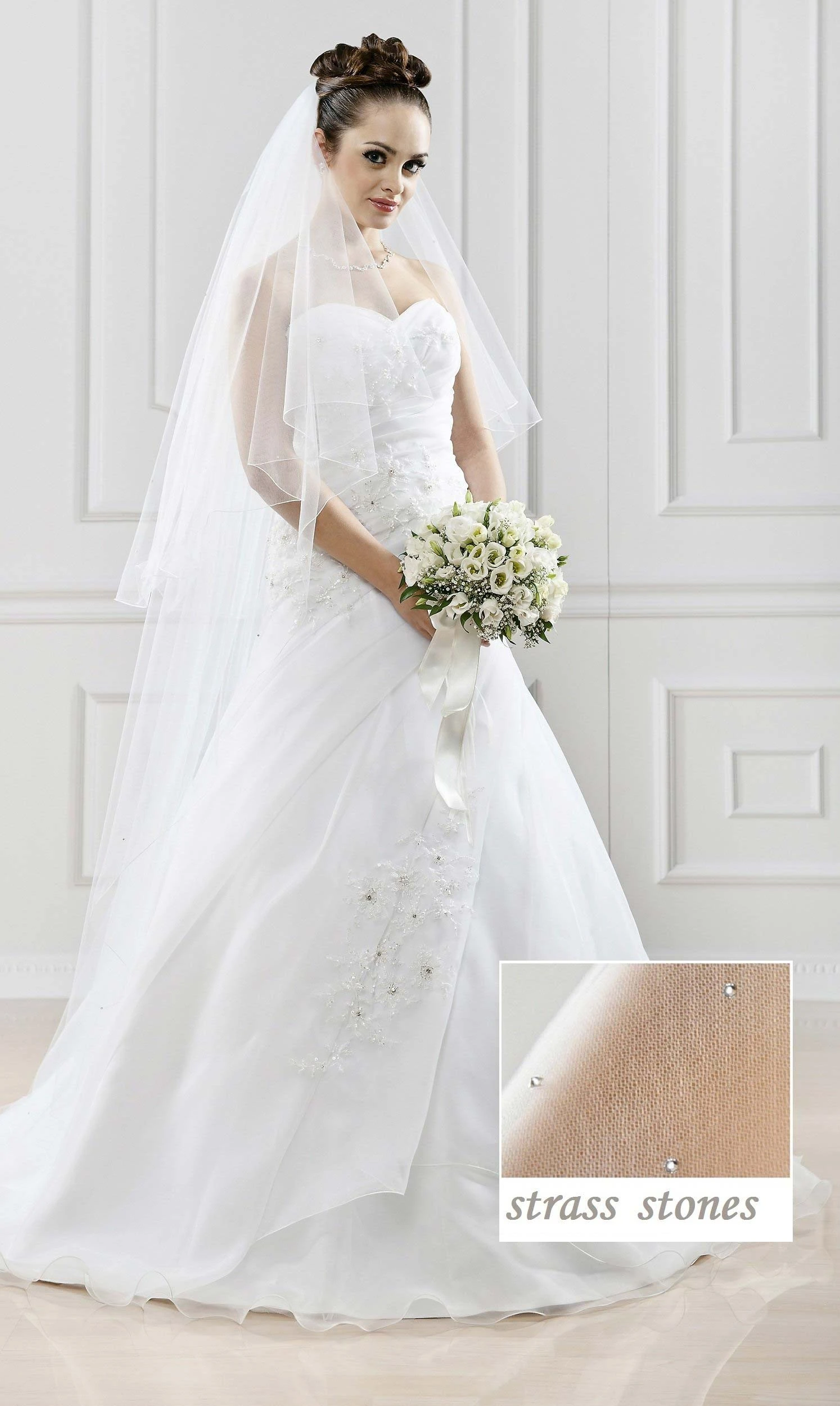 Voile Mariée Long Avec Strass Swarovski Annetta 1 Voile Mariée Long Avec Strass Swarovski Annetta