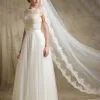 Voile Mariée Très Long Dentelle Guipure Cassiopée