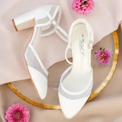 Zoey - G.Westerleigh -Voiles mariée Soldes zoey gwesterleigh chaussures de mariage cristaux bout pointu